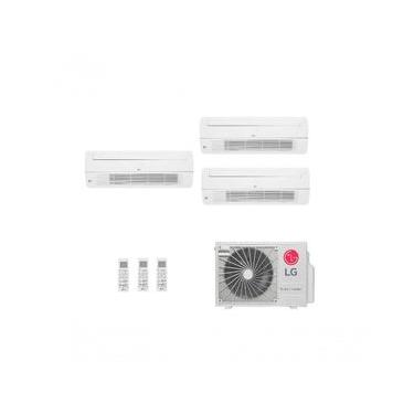 Imagem de Ar Condicionado Multi Split LG 3 Ambientes (Cassete 1 Via 2x9, 1x12) - Quente/Frio Wi-Fi 220V