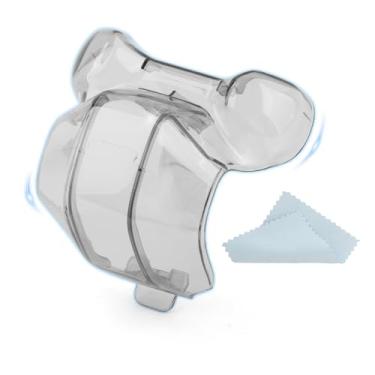 Imagem de Para DJI mini 4 Pro Gimbal Camera Protector Lens Dustproof Replacemen for Mini 4 Pro Gimbal Camera Lens Cover Cap Drone Accessories Parts (Preto Transparente)
