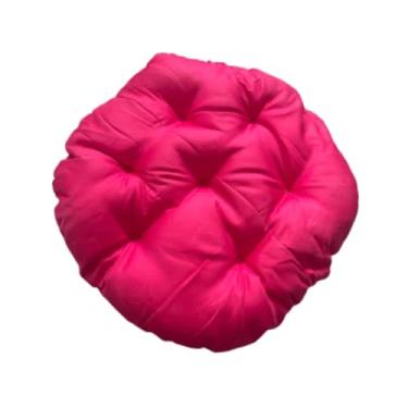 Imagem de Fenteer Almofada de assento ao ar livre, almofada de cadeira suspensa de balanço para cadeira de ovo de jardim, cadeira de balanço, rede, cadeira de vime, 60cmx60cm