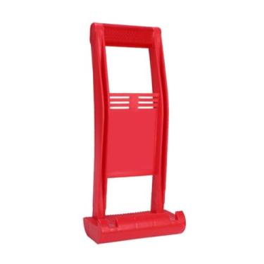 Imagem de Gralara Painel de Transporte, Transportador de Placa, Transportador de Drywall, Ferramenta de Elevação de Madeira Compensada para Placa de Vidro, Gesso Carton, Vermelho
