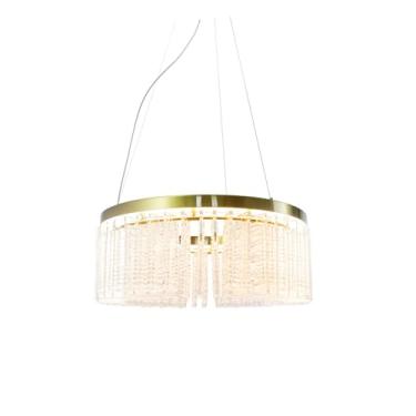 Imagem de PENDENTE TILE BRONZE/TRANSPARENTE 1XLED 44W