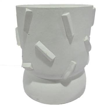 Imagem de VASO DE CIMENTO BRANCO