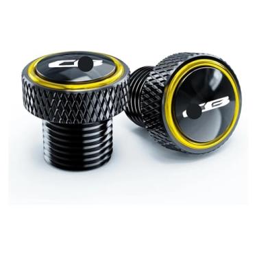 Imagem de BYYINGSUS Mototcycle Peças modificadas M10*1,25 Parafusos de plugue de furo espelhado Capa decorativa compatível com CB650R CB650F CB500X CB500F CB1000R CB400 CB750 Hornet (novo-dourado)