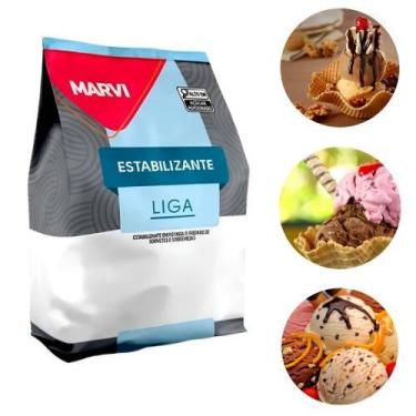 Imagem de Liga Neutra 1kg M10 Para Sorvetes Picolés Marvi