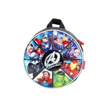 Imagem de Lancheira Térmica Escolar Vingadores Avengers  Preto