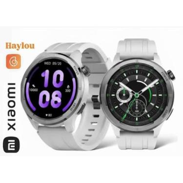 Imagem de Relogio Smartwatch Xiaomi Haylou Solar Neo Amoled Branco A Prova Dagua