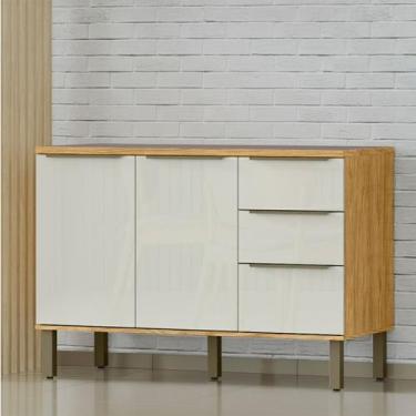 Imagem de Balcão de Cozinha para Pia 120cm (sem cuba) - Verace - Mx Móveis, Marr