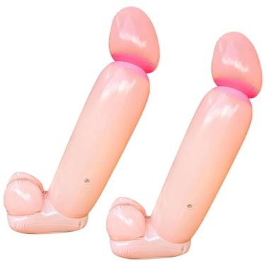Imagem de 2PCS Funny Bachelorette Inflatabl Balloons, Inflatable Pennis Balloon for Bachelorette Bridal Shower Party