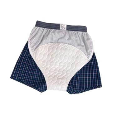 Imagem de KiBcsLic Fralda de pano para adultos, calça resistente ao desgaste, para idosos, à prova d'água, portátil, confortável, protetora, roupa íntima para, Xxl