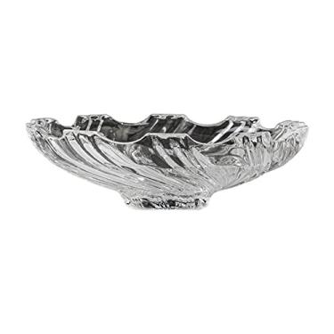 Imagem de WYUYIWH Tigela de frutas de vidro espesso bandeja de frutas simples moderna bandeja de armazenamento de doces bandeja de armazenamento doméstico requintada tigela de frutas de vidro de grande