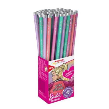 Imagem de Lápis Preto Barbie Tris, Rosa