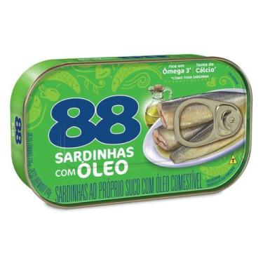 Imagem de Sardinha Em Oléo 88 Lata 125g