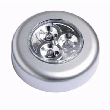 Imagem de Luminariade toque 3 leds super potente adesivo colante - Multicoisa Da