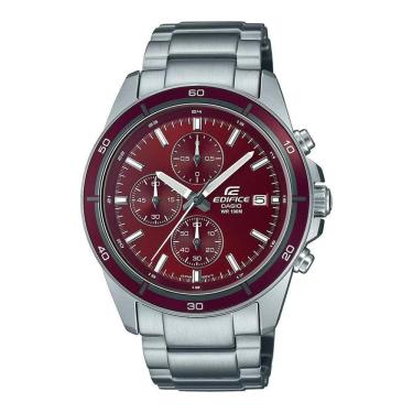 Imagem de Relógio Casio Masculino Ref:Efr-526d-5cvudf Edifice Cronógrafo Prateado