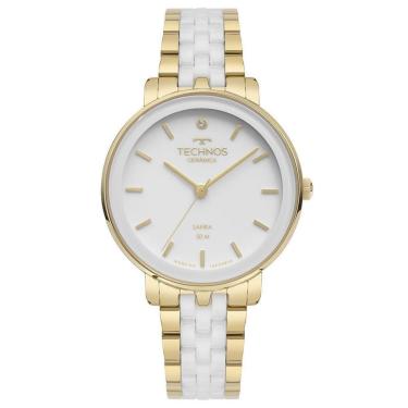 Imagem de Relógio Technos Feminino Ceramic/saphire Dourado - 2035MZL/1B 2035MZL/1B-Feminino