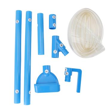 Imagem de QANYEGN Aspirador de piscina, aspirador de pó subaquático para banheira de spa, aspirador portátil para piscinas, banheiras, vários recursos de água