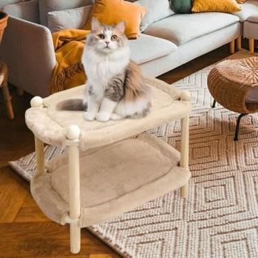 Imagem de MotiveTech Arranhador para gatos de papelão, dupla camada, rede de descanso, resistente ao desgaste, cadeira de dormir para gatos, cama de dormir para animais de, Style C