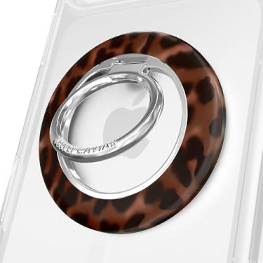 Imagem de VELVET CAVIAR Compatível com MagSafe Phone Grip 2.0 | Suporte de anel magnético fofo | Suporte de dedo | Acessório Pop On para iPhone 17, 16, 15, 14, 13, 12 | It Girl Leopard