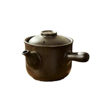 Imagem de Panela de medicina chinesa antiga panela de fervura doméstica simples decocting crock-brown preto 2400 ml