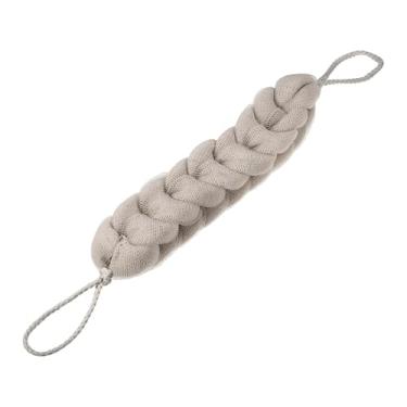 Imagem de 1 peça de esponja de bucha de banho para chuveiro de banheiro 29 cm x 5,5 cm x 5 cm cáqui
