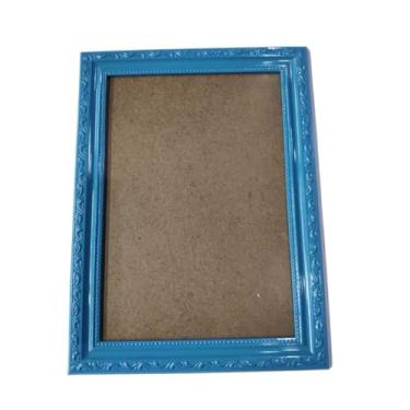 Imagem de Moldura Quadro Foto 30x40 Trabalhada Linda Com Vidro Premium(Azul)