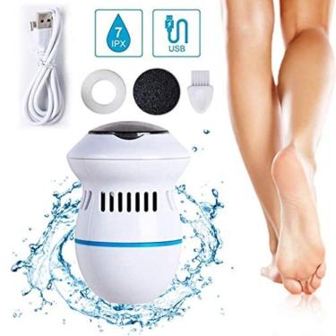 Imagem de Removedor Calos Automatico Lixador Eletrico Esfoliador Lixa Pe Raspador Pele Morta Manicure Pedicure Sem Fio Praticidade