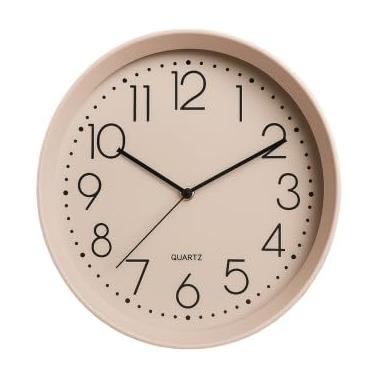 Imagem de Relogio de Parede, Moderno Clássico Minimalista, Escritório Relógio de Parede Silencioso Pilha, 24cm, 30cm Ou 40cm(Salmão 30cm)