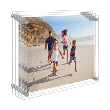 Imagem de Molduras para fotos de acrílico AITEE 8x10, pacote com 4, transparente