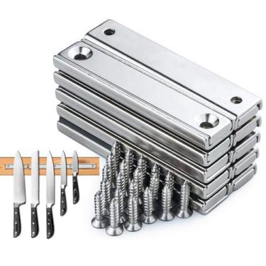 Imagem de Pot Magnets LOVIMAG Neodímio 36 kg Força de tração 60x13,5x5mm