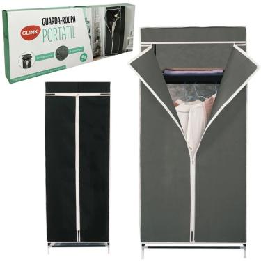 Imagem de Guarda Roupa Portátil Organizador Tnt Ferro Plástico Compact