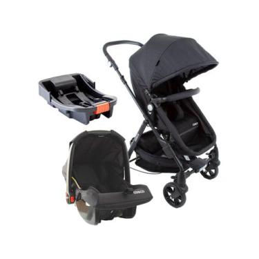 Imagem de Carrinho de Bebê com Bebê Conforto Cosco Kids - Travel System Poppy Tr