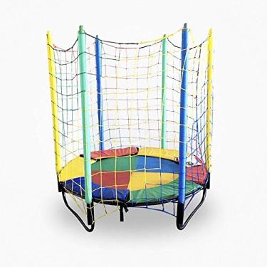 Imagem de Cama Elástica Infantil Canguri 1,50 m Quadricolor, Uso Doméstico