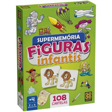 Imagem de Jogo Da Memória Super Memória Figuras Infantis - Grow 02646