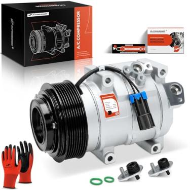 Imagem de A-Premium Compressor De Ar Condicionado Com Embreagem Compatível Modelos John Deere, Polia 8 Ranhuras