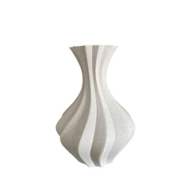 Imagem de Vaso Jarro Decorativo Estrela - Plástico - Flores Artificiais - 25 cm(marmorizado)