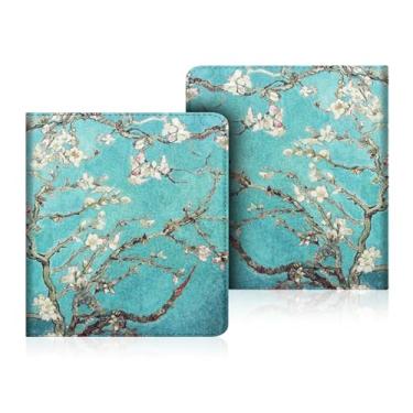 Imagem de Yzlvigrous Capa de Suporte para 7 Polegadas Kindle Oasis 9th/10th Gen 2017/2019, Modelo: CW24WI/S8IN4O, Cubra com Sono Automático/Wake Hand Held