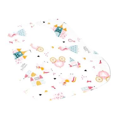 Imagem de Babador Impermeável para Bebê com Bolso Porta Migalhas, Regulagem com Fixadores, PVC, BPA Free, Atóxico, 30x35cm, 6 Meses a 2 Anos (Rosa Princess)