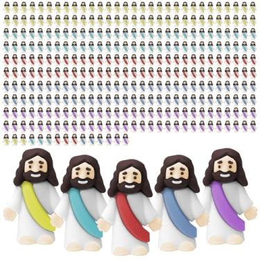 Imagem de HXOAOXH 320-Pack Mini Jesus Figurines 1” Resin Religious Décor – Small Nativity Statues for Car Dashboard, Prayer Table, Christmas Centerpiece, Adult Gift