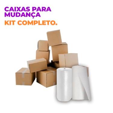 Imagem de CAIXAS DE PAPELÃO NOVA PARA MUDANÇA KIT COMPLETO 60x40x30