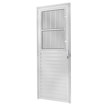 Imagem de Porta Postigo Esquerda Vidro Mini Boreal 210x90cm Ecosul Esquadrisul