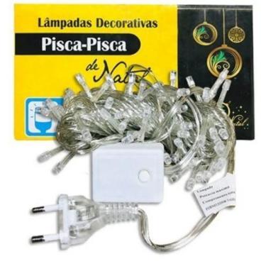 Imagem de Cordão Pisca-Pisca LED Branco Quente Wincy Natal