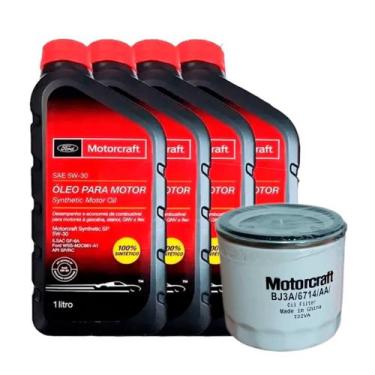 Imagem de Kit Óleo 5W30 com Filtro de Óleo Motorcraft Original Ford