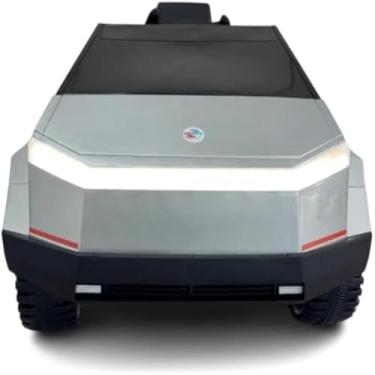 Imagem de Carro Eletrico Infantil Super Truck Futurista 12V - Cinza