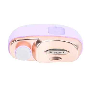 Imagem de VBESTLIFE Cortador de Unhas Elétrico, Aparador de Unhas Automático de 2 Velocidades Com Luz LED e Armazenamento de Clipe, Tipo C Recarregável para Bebês, Crianças, Adultos, Idosos (Roxa)