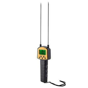 Imagem de Fafeicy Medidor de Umidade de Grãos, Sonda de Aço de Haste Dupla de Alta Precisão, Display LCD, Medição Rápida para Trigo, Milho, Arroz, Amendoim, Soja, Com Alto-falante para Leitura de Relatórios,