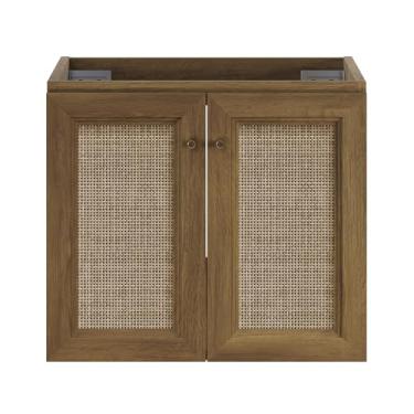 Imagem de Swiss Madison Toucador de banheiro classe 61 cm montado na parede em carvalho marrom sem pia