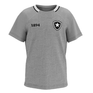 Imagem de Camisa Braziline Botafogo Solitaria Infantil - Cinza-Unissex
