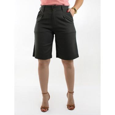 Imagem de Bermuda Jorts Feminina Linho Cintura Alta Elastano Anticorpus-Feminino