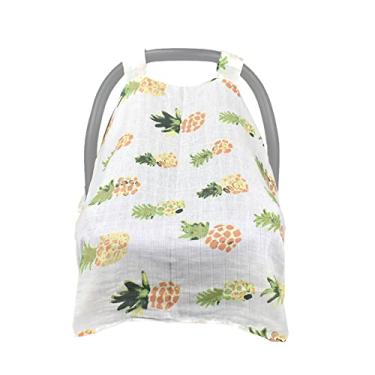 Imagem de Capinha para Cadeira de Bebê Mussel Respirável Capa Amamentação Meninos e Meninas Bebês