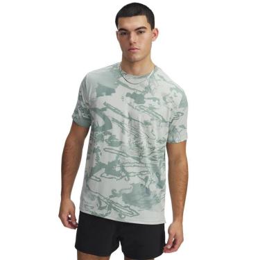 Imagem de Camiseta de Treino Under Armour Vanish Energy Masculina P Verde-Masculino